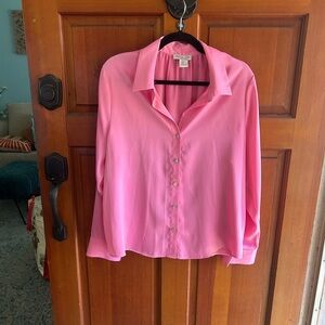 Rachel Zoe Vibrant Pink Button-Down Shirt